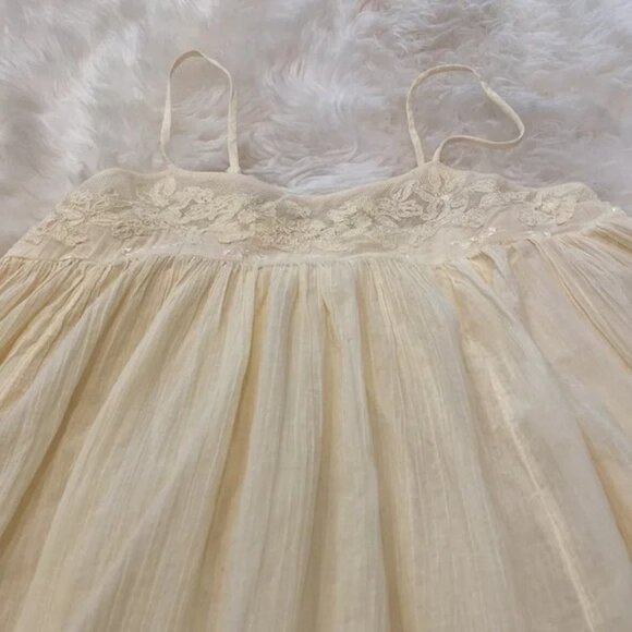 NWOT Free People Maxi Embroidered Fit & Flare Cotton Dress. S - Picture 3 of 14